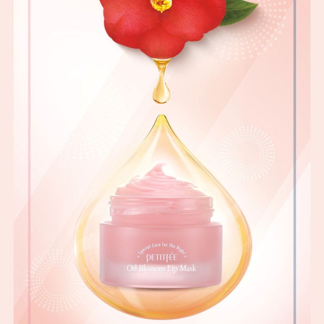 Petitfee Oil Blossom Lip Mask (Camelia Seed Oil) 15g Skin Care Petitfee ORION XO Sri Lanka
