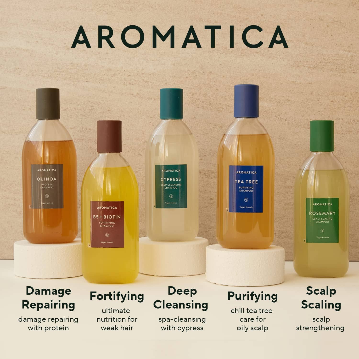 AROMATICA Tea Tree Purifying Shampoo 180ml - ORION XO Exclusive