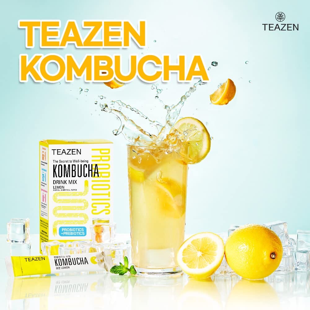 TEAZEN Kombucha Lemon 10 Sticks Lifestyle TEAZEN ORION XO Sri Lanka