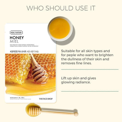 THE FACE SHOP Real Nature Honey Face Mask 20g Skin Care The Face Shop ORION XO Sri Lanka