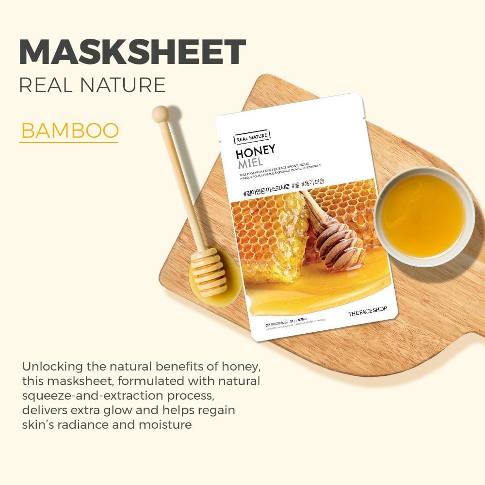 THE FACE SHOP Real Nature Honey Face Mask 20g Skin Care The Face Shop ORION XO Sri Lanka