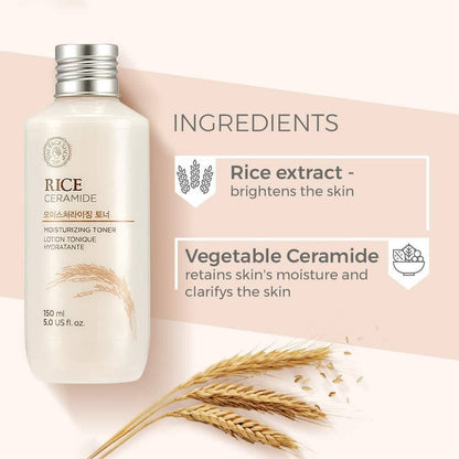 THE FACE SHOP Rice &amp; Ceramide Moisturizing Toner 150ml Skin Care The Face Shop ORION XO Sri Lanka