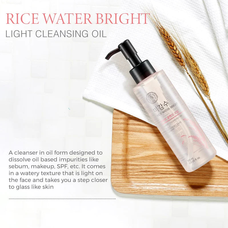 The Face Shop Rice Water Bright Light Cleansing Oil 150ml Skin Care The Face Shop ORION XO Sri Lanka