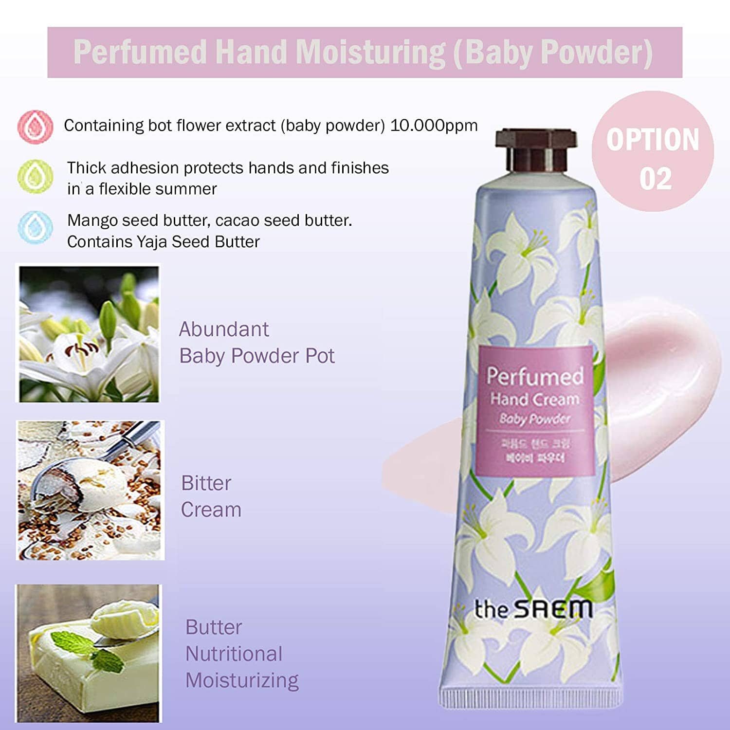 THE SAEM Perfumed Hand Cream Baby Powder 30ml Body &amp; Fragrance THE SAEM ORION XO Sri Lanka