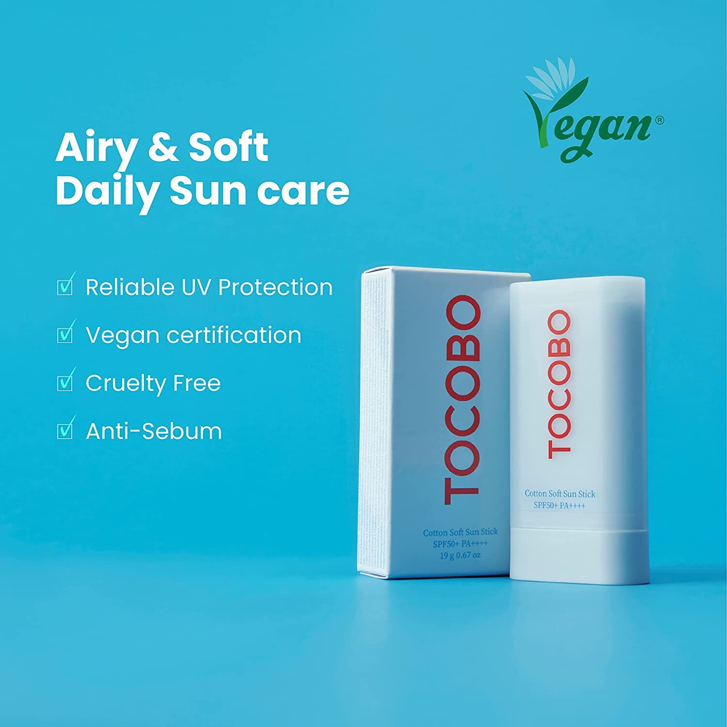 TOCOBO Cotton Soft Sun Stick SPF50+ PA++++ 19g Skin Care TOCOBO ORION XO Sri Lanka