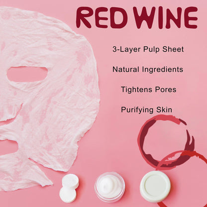 Tonymoly I`m REAL Red Wine Mask Sheet Pore Care 21g Skin Care Tonymoly ORION XO Sri Lanka